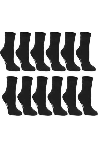 Женские короткие теннисные носки без полосок, черного цвета, комплект из  штук