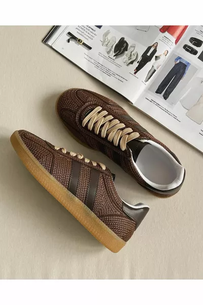 Женские кроссовки Perla - Кофе & Кофе