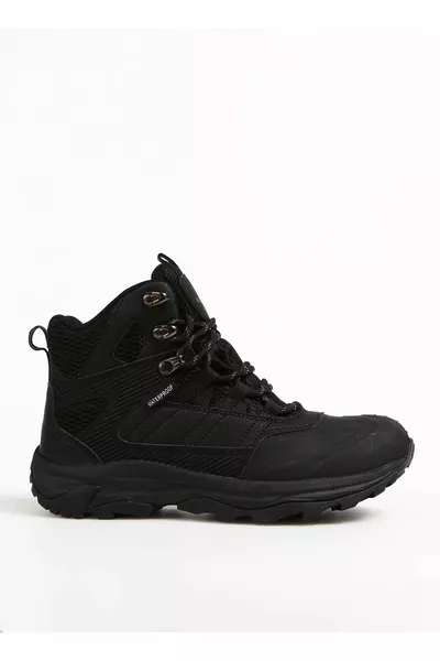 Black Women's Outdoor Boots  -Z