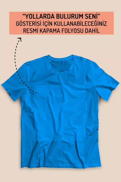 قميص أجدك في الطرقات - أزرق