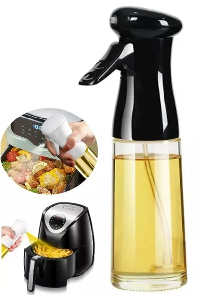 Spray Glass Bottle Airfryer Oil Dispenser Olive Oil Vinegar Oil Sprayer ml