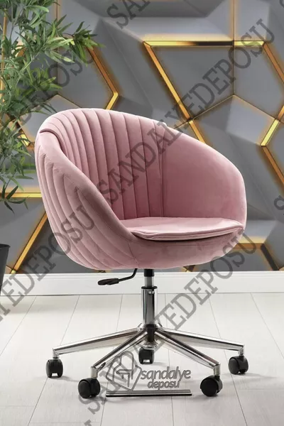 Sedia da lavoro Oyster (TESSUTO ROSA)