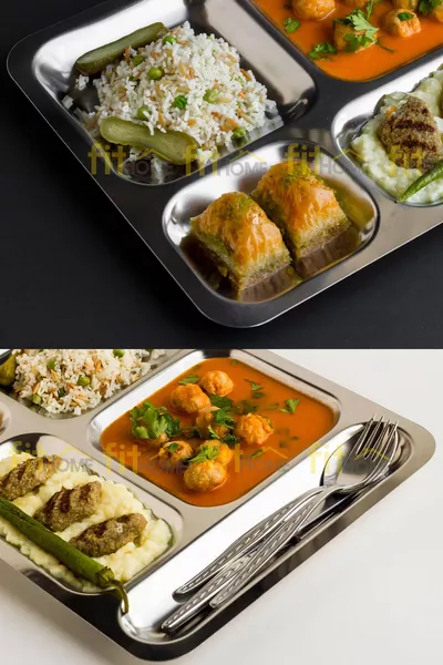 Tabldot Roestvrij Staal Zelfbediening 5 Vaks Met Factuur en Garantie