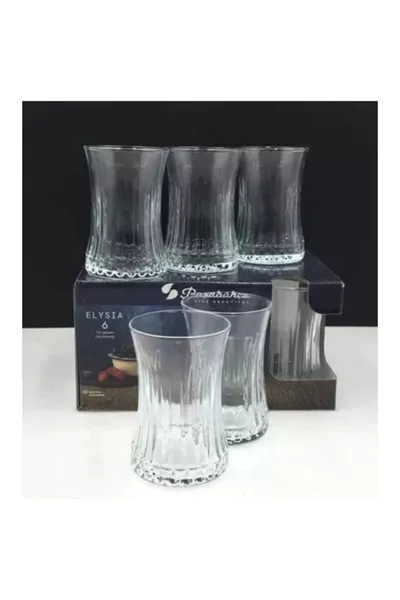  Elsia Theeglas  cc 6 stuks Origineel. In doos