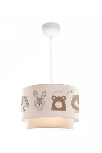 ثريا معلقة لغرفة الأطفال بنقش الأقمشة للأطفال 