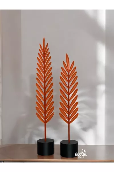 Modern Decorative Copper Leaf Set – Stylish and Elegant Pair Accessory for Home Decoration