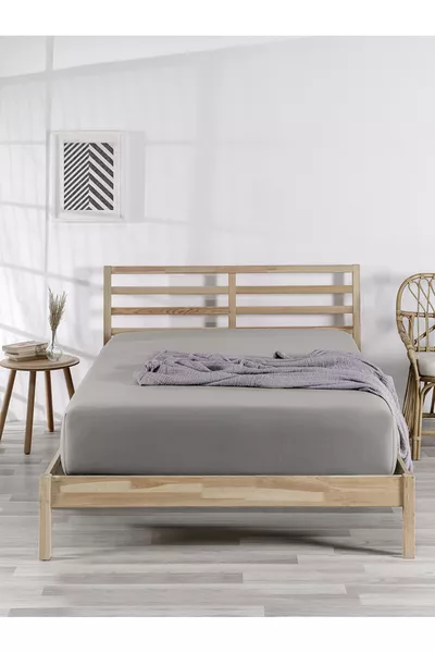 % Katoen | Hoeslaken voor eenpersoons/tweepersoonsbed | Jersey Hoeslaken | Tricot Laken