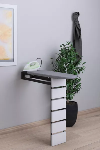 Ironing Board Daisy Wall-Mounted Foldable Ironing Board Practical Durable Metal Construction