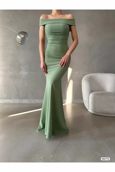 Abito da sera da donna in tessuto crêpe Graduation