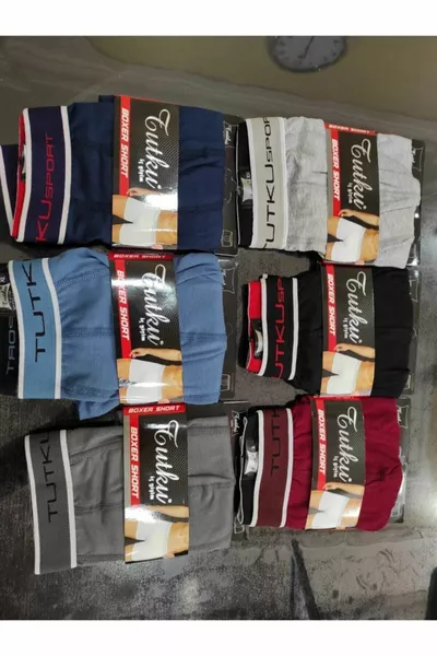 Мъжки пениран памучен боксер 6 броя