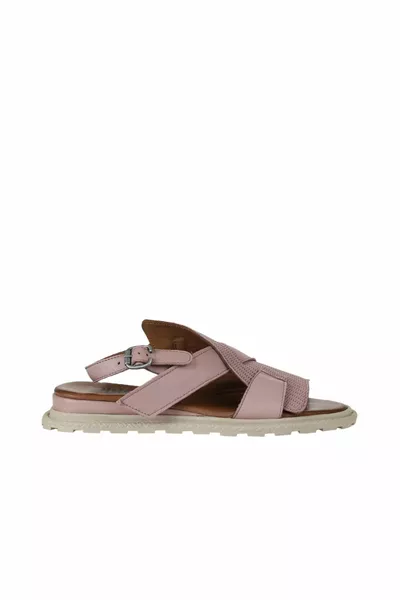 Dried Rose Leather Women's Sandals 