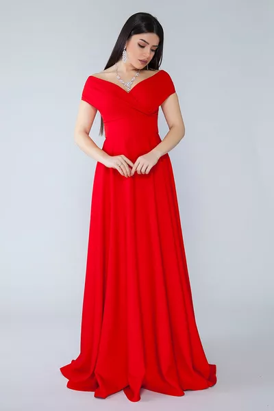 قوارب الكاياك مزدوجة الصدر طوق منخفض الكتف المنسوجة المتدفقة النسيج ماكس طول دعوة والتخرج وسهرة اللباس