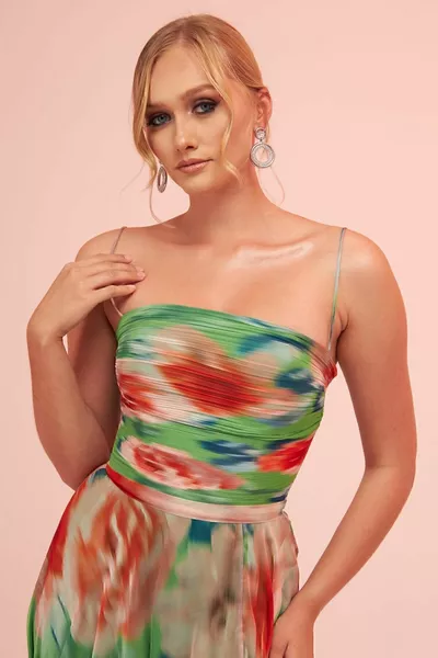 الأخضر حزام شق مشربة مساء اللباس