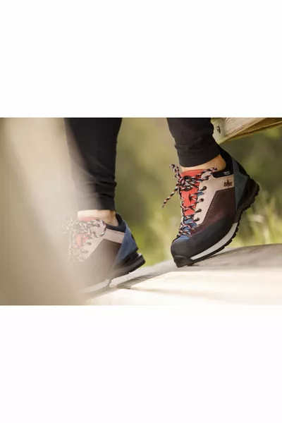 Italy Badia II High MTX Suede Waterproof Vibram Suede Leather Women's Boots Borgogna/Baltic