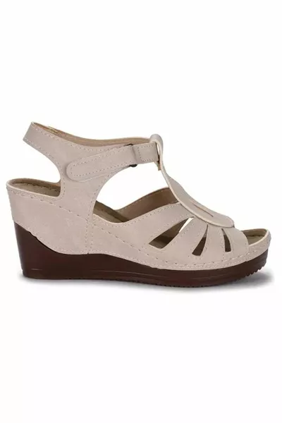 آريان  D.R أوصى العظام المرأة الصنادل BEIGE