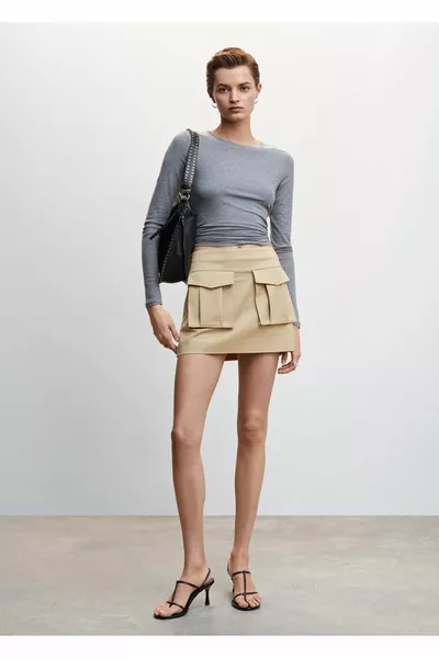 Mini Skirt with Pockets