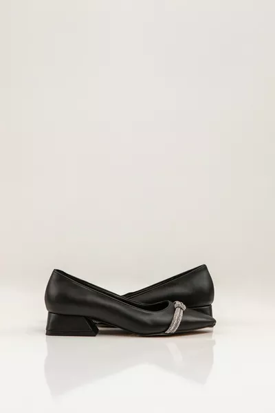 كعب نسائي/كعب خفيف/كعب أنيق/كعب حجر أسود نسائي