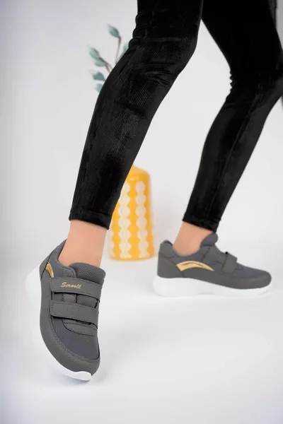 تشيستر مضمونة المرأة العظام الدانتيل الفيلكرو عارضة أحذية رياضية أحذية رياضية