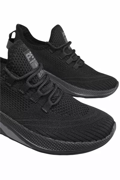 Pasomia  Mr Baskets décontractées en tricot noir-noir pour homme