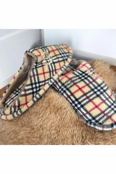 CHAUSSONS HOMME À SEMELLE SOUPLE POUR LA MAISON ET L’INVITÉ