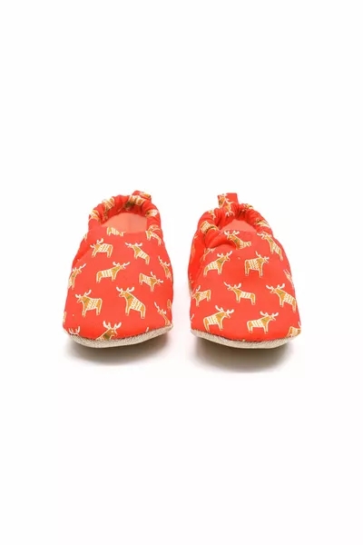 New Year's Deer Cotton Non-Slip First Step Baby Booties