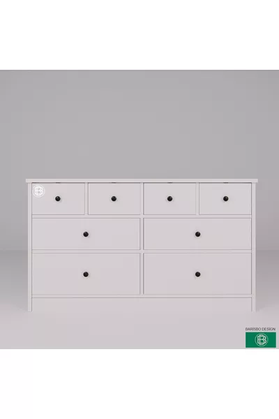 Скрин с 8 чекмеджета с голямо пространство за съхранение