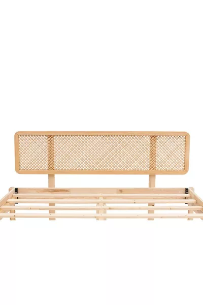 Natural Wood Bed Headboard, Hazeran Style Bed Headboard, Bed Frame Headboard Cm