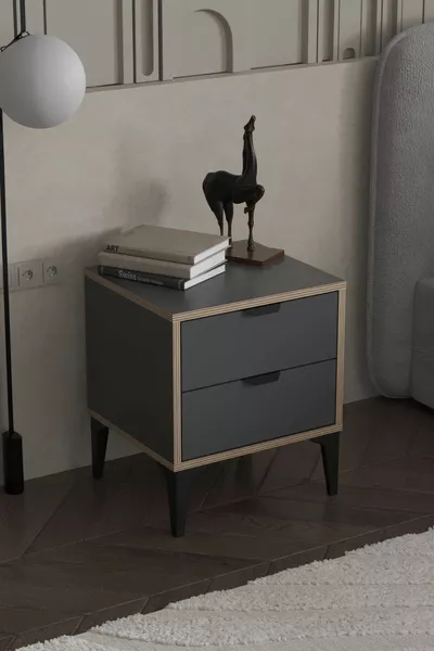Table de chevet Arden à 2 tiroirs
