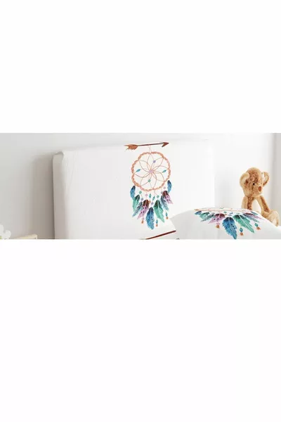 Copri Testata Base Bianco con Acchiappasogni