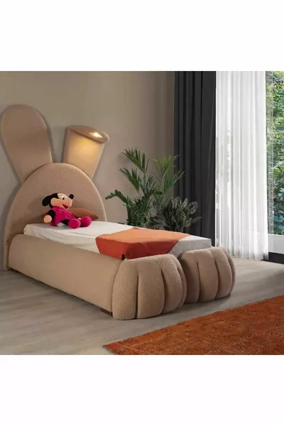 Ensemble Chambre d'Enfant Lapin comprenant sommier et lit