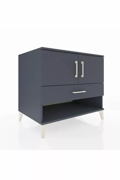 خزانة كرونوس ذات درج واحد ورفين وغطاءين أنترسايت-أنترسايت