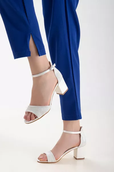 نسائي أحذية سهرة قصيرة الكعب