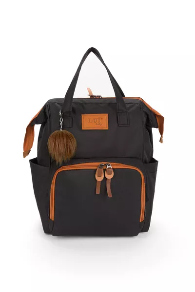 Детска раница за майки с термален държач за бутилки и приспособление за закачане на детска количка