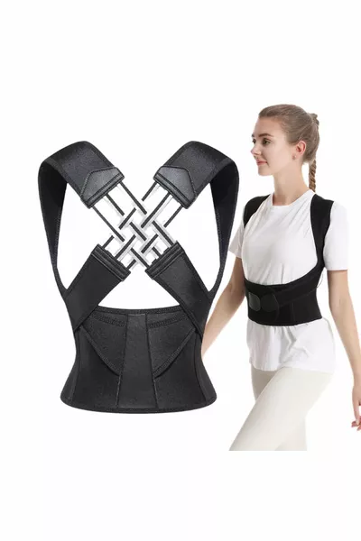 Aufrechte Haltung Korsett für Männer und Frauen, einstellbares Rücken-Korsett, rückenstützendes Schulter- und Rücken-Protektor