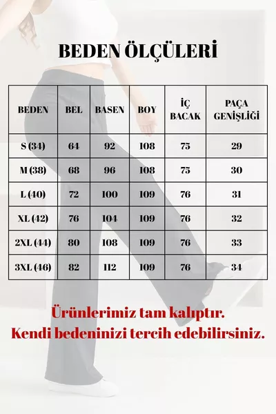 Women's Fumé High-Waist Shaping Wide-Leg Ribbed Front Modal Fabric Leggings Pants