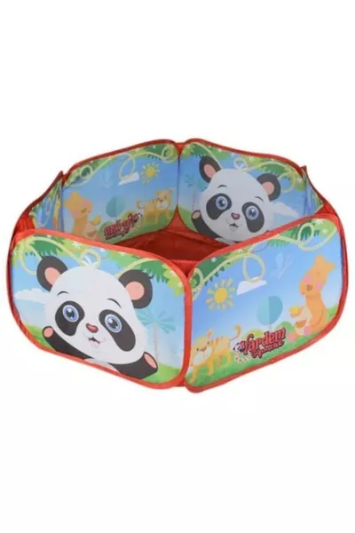 Piscina con palline pieghevole e palline da 6 cm, 6 pezzi