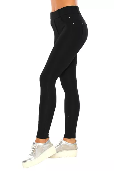 Hüftstraffende Leggings in Hose-Optik mit Gesäßtaschen