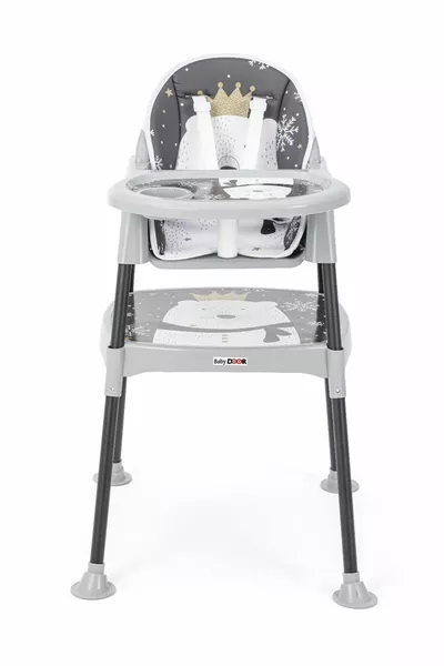 كرسي طعام باندًا وماما مع طاولة عمل مع وسادة، 3 في 1