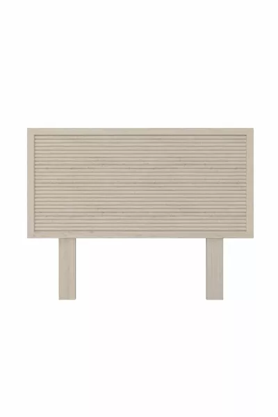 Marbled Pattern Varnished Wooden Single Headboard (YTY)