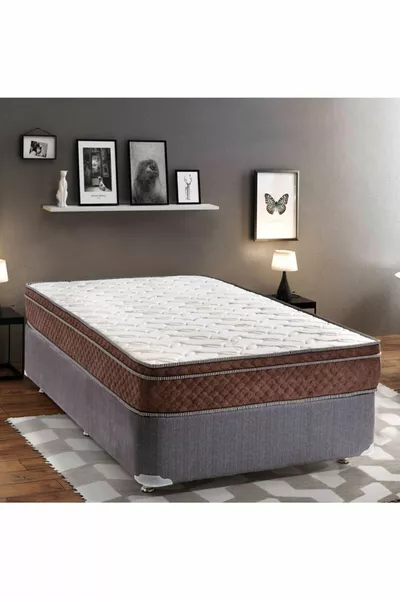 سرير تقويمي فائق الرفاهية من البامبو مع نوابض تقويمية (مع وسادة هدية)