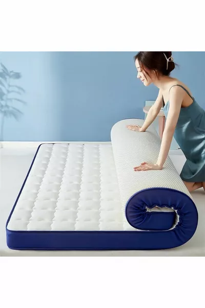 سرير مزدوج كامل أورثوبيدي قابل للطي وعملي × سم