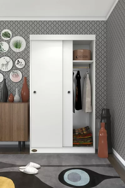 Kast met Schuifdeuren en Deuren  Byz Garderobekast