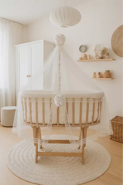 سرير أمدان بسلة (يشمل المرتبة) من 0 إلى 2 سنوات