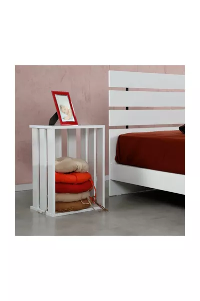 هوغا كومودين أبيض فائق اللمعان