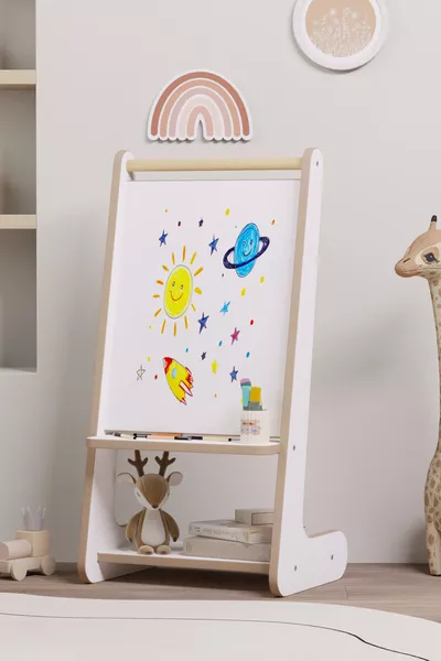 Montessori Boekenplank en Schrijfbord