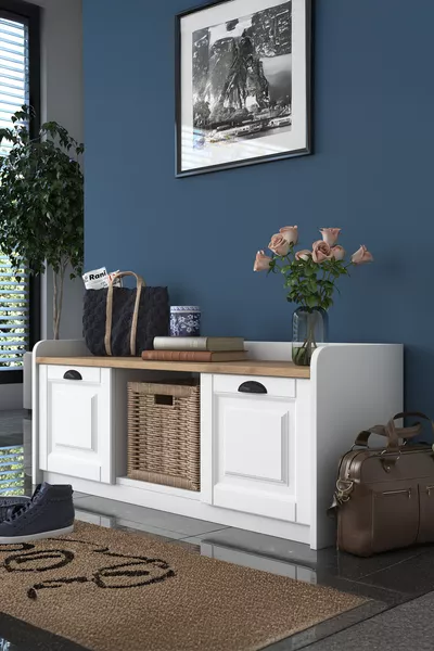 خزانة أحذية راني  مودرن لون: أبيض - جوز S. 