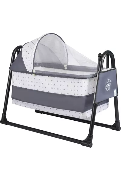 Btrend Black Pocket Gift Swinging Basket Cradle Portable Baby Bassinet Hammock