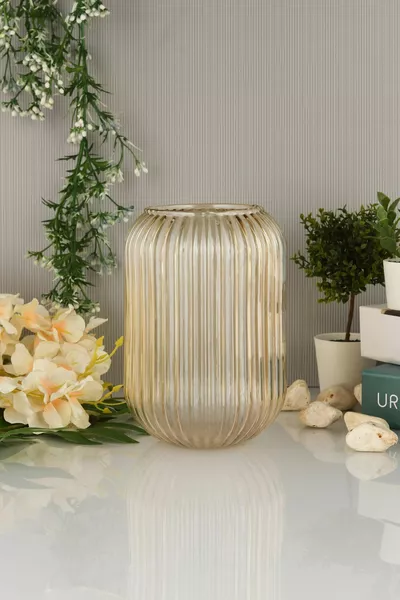 Ваза из декоративного стекла AngDesign Line  см