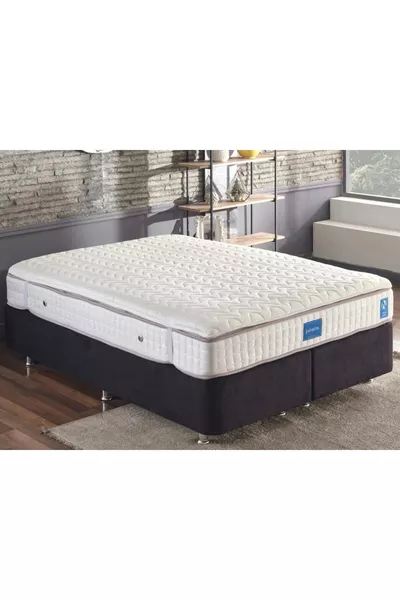 Materasso Morbido Niron Soft Singolo Ortopedico in Piuma e Schiuma, Tessuto in Cotone Maglia