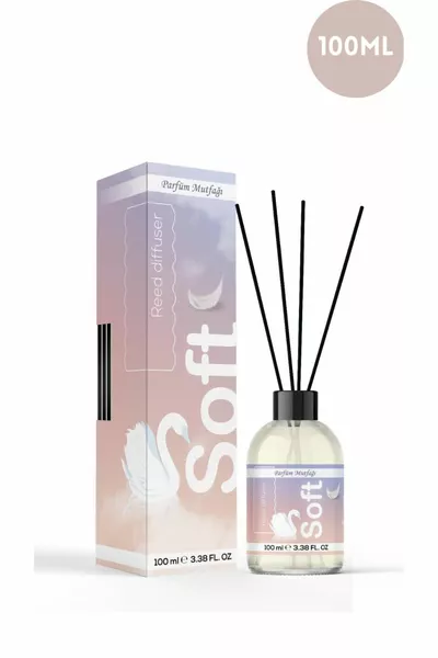 Мек прахообразен аромат с бамбукови пръчици с апарат, подаръчен комплект  мл